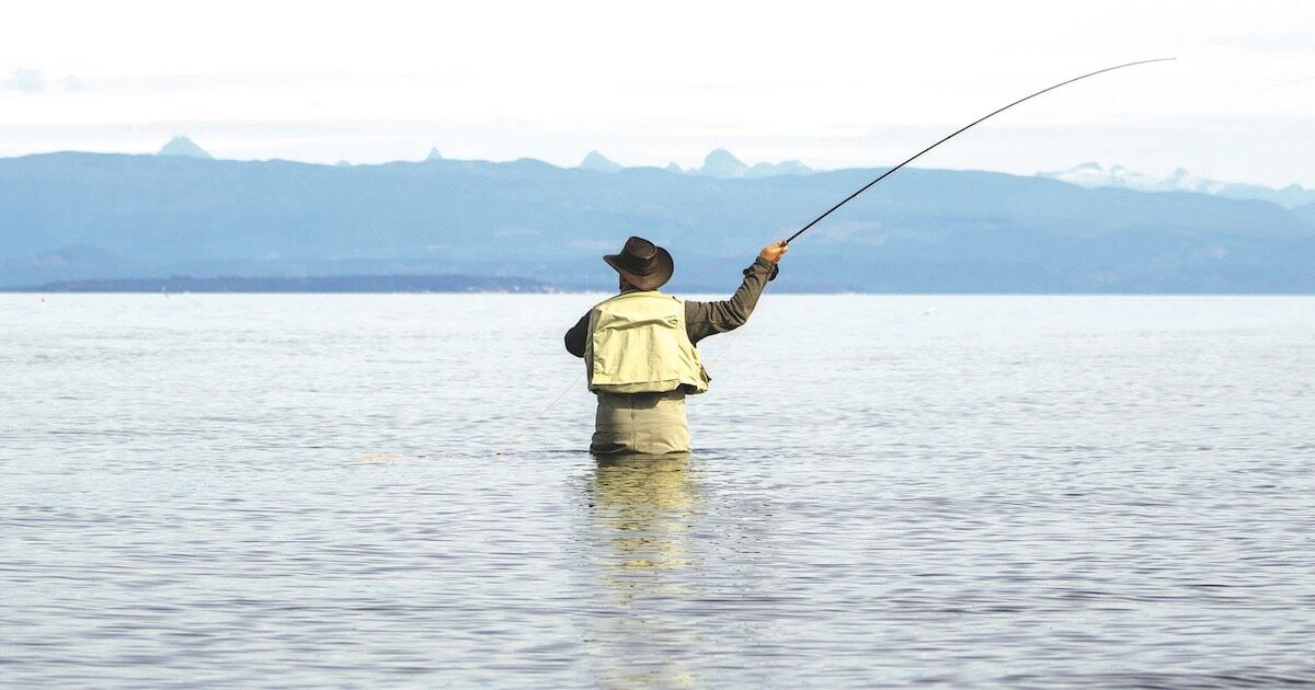 Fall Fly FIshing In The Ocean