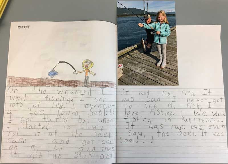 Megan's Journal Reader story - Megan's Fishing Adventure.